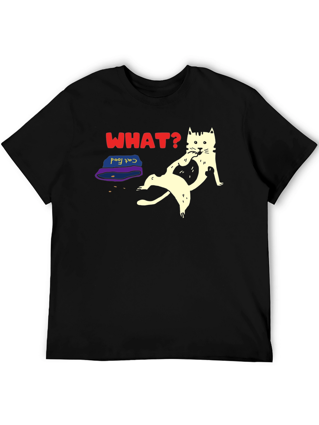 Funny Cat What? T-Shirt