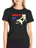 Funny Cat What? T-Shirt