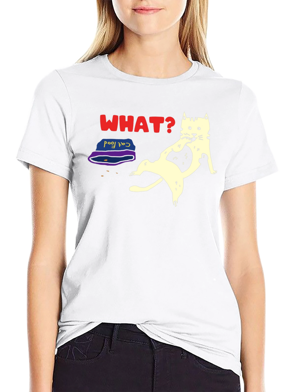 Funny Cat What? T-Shirt