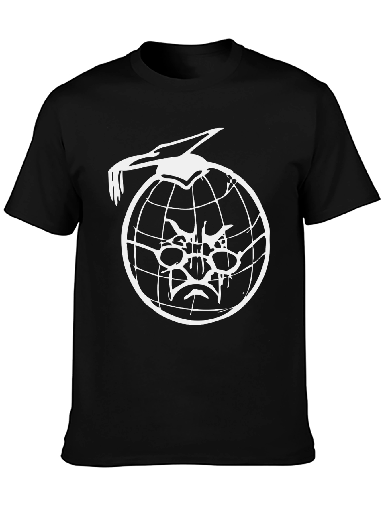 Globus Grenade Graphic T-Shirt - Black