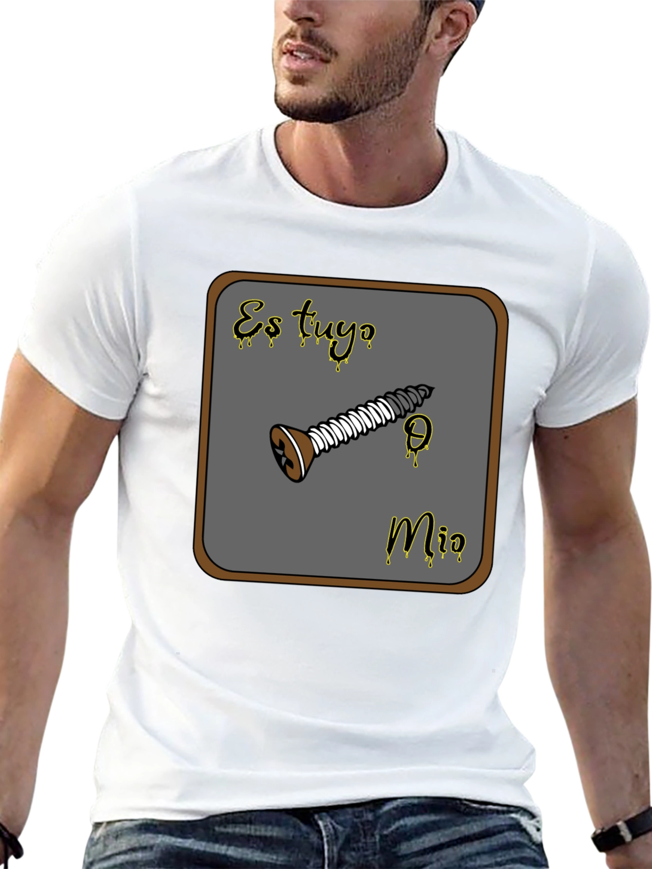 Es Tuyo Mio Screw Graphic T-Shirt