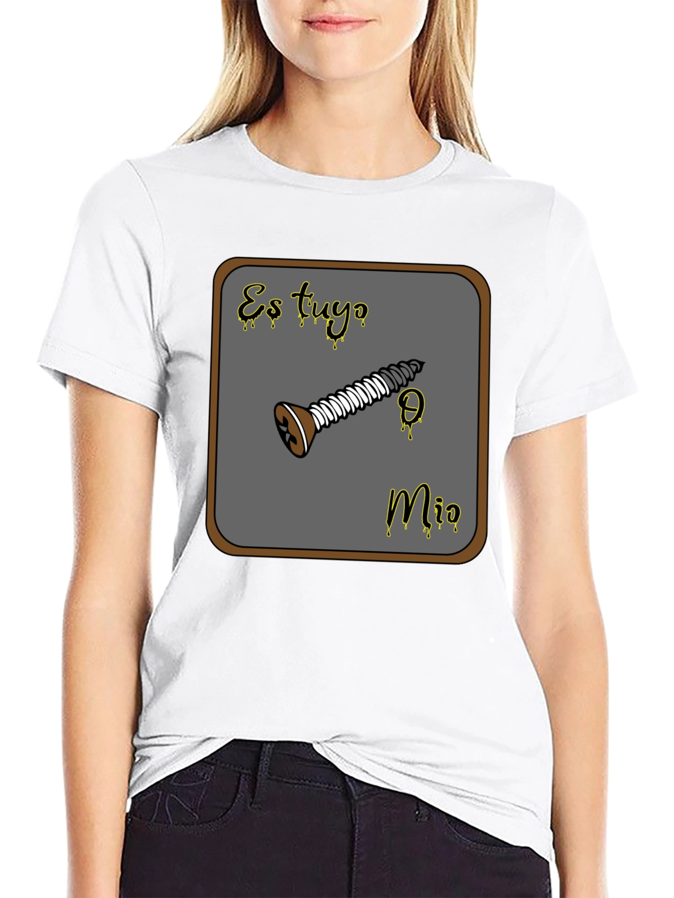 Es Tuyo Mio Screw Graphic T-Shirt