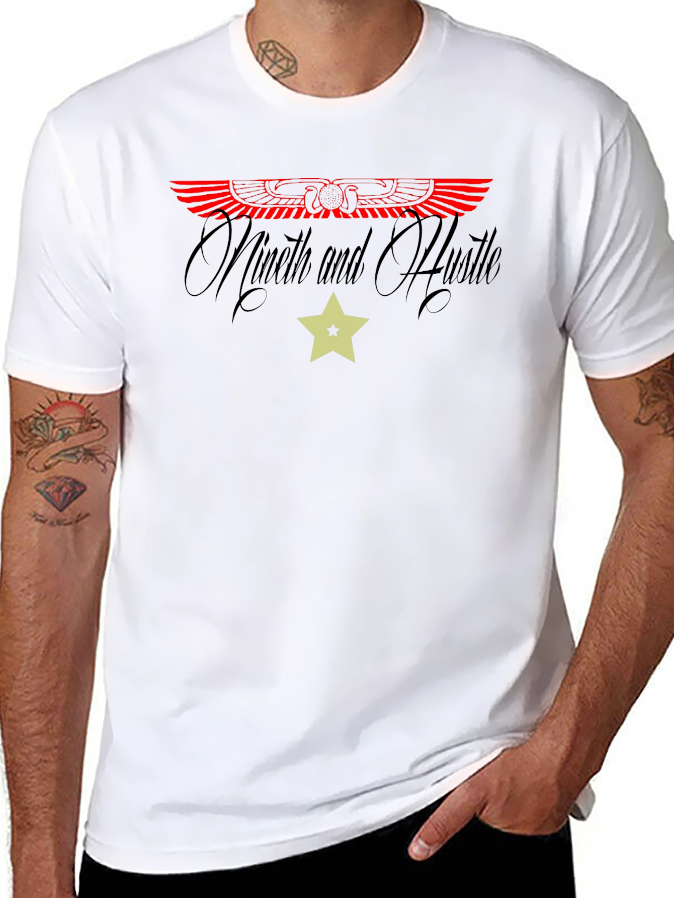 Ninth and Hustle Graphic Tee - Black