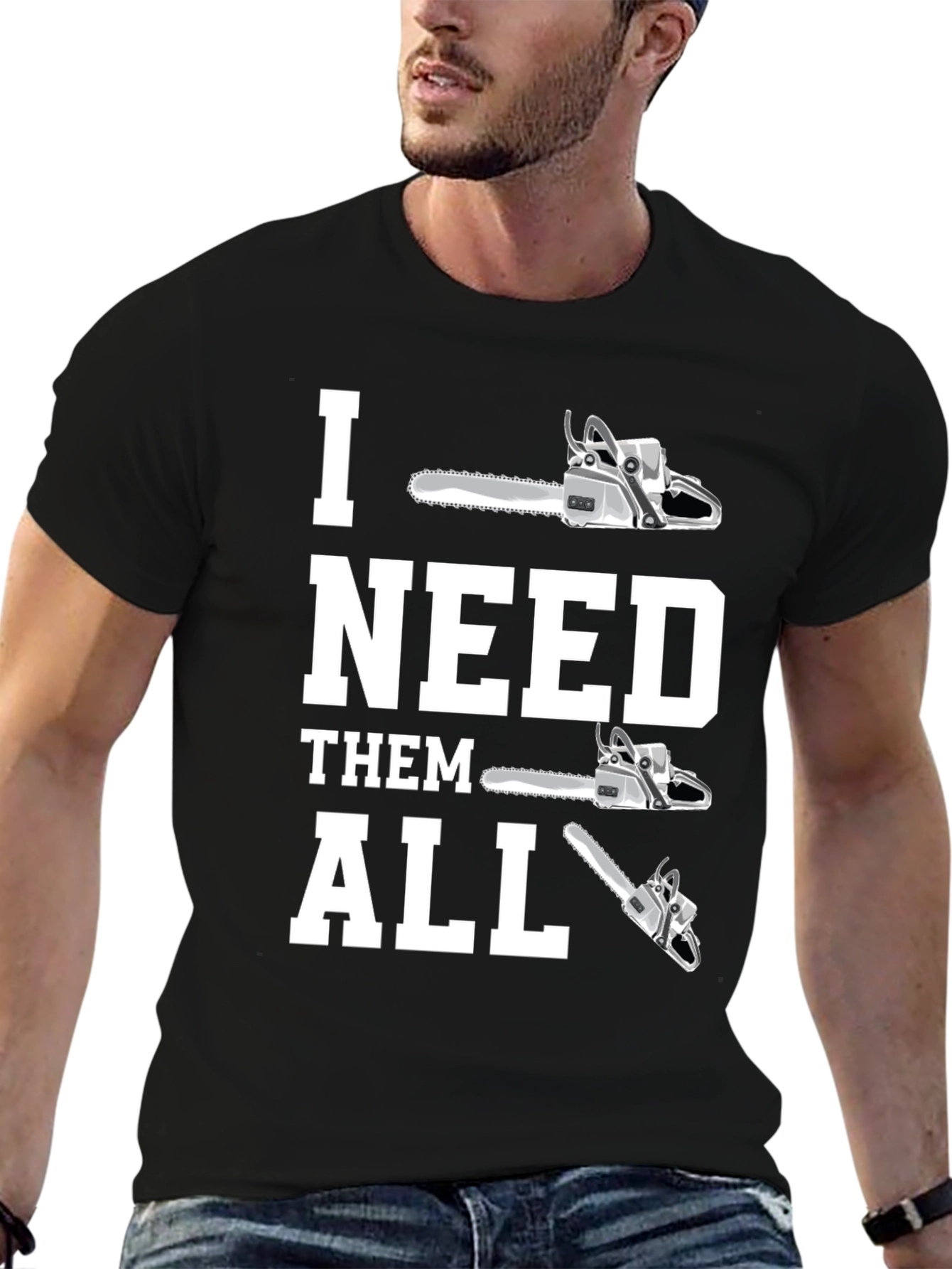 Chainsaw Collector T-Shirt - Lumberjack Humor