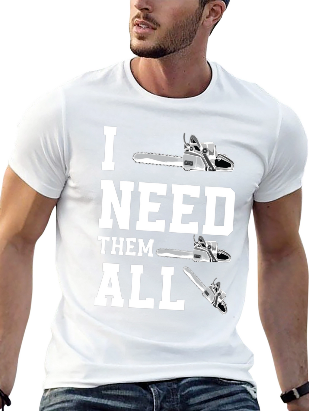 Chainsaw Collector T-Shirt - Lumberjack Humor