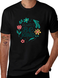 Always Be Kind Graphic Tee - Black Casual T-Shirt