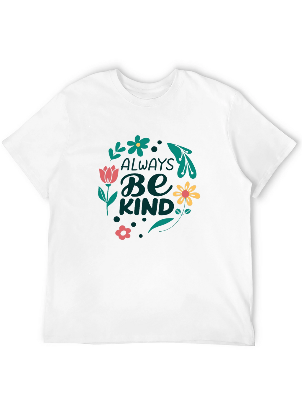Always Be Kind Graphic Tee - Black Casual T-Shirt