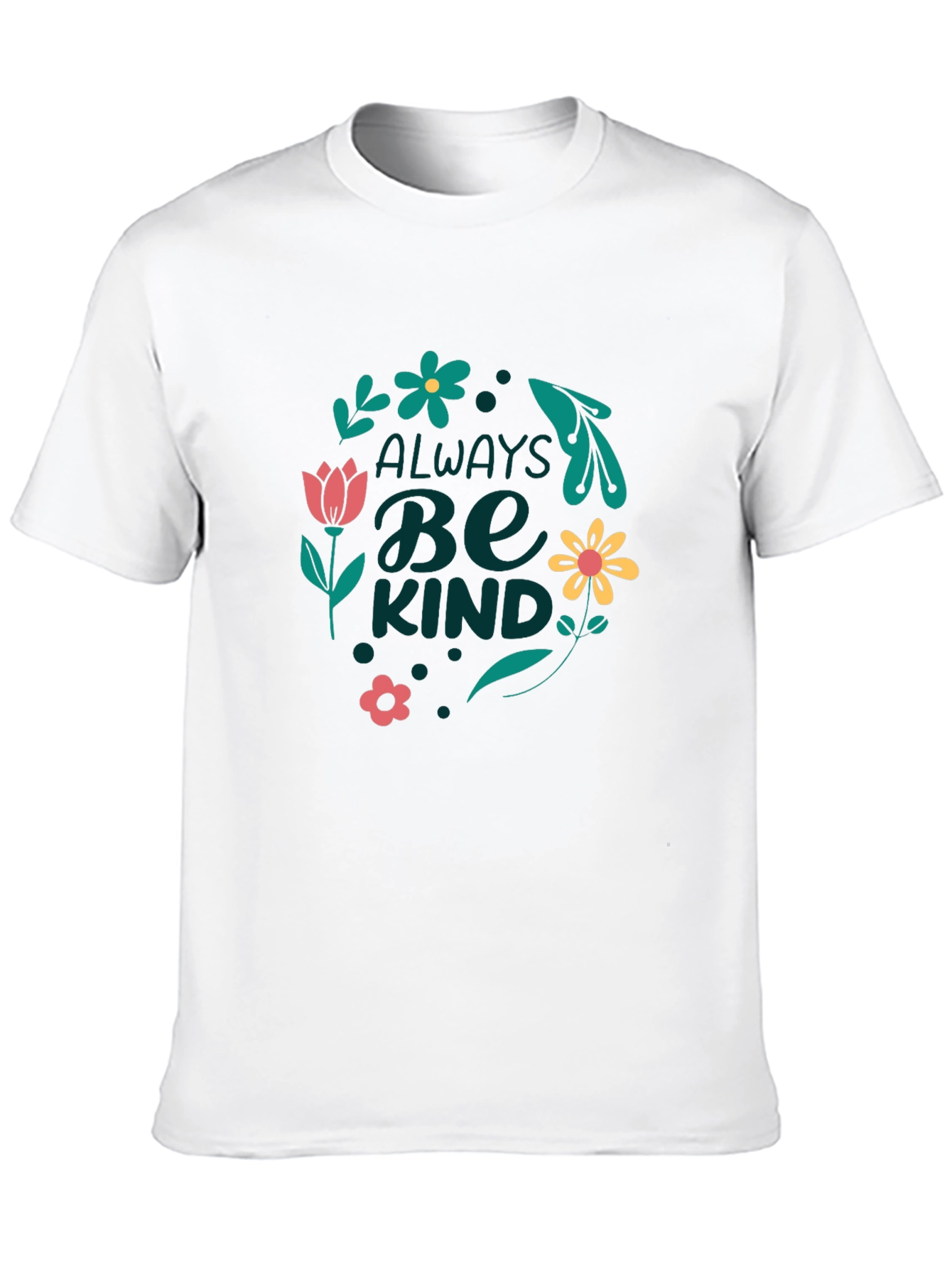 Always Be Kind Graphic Tee - Black Casual T-Shirt