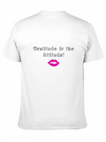 Gratitude Attitude Black Graphic Tee
