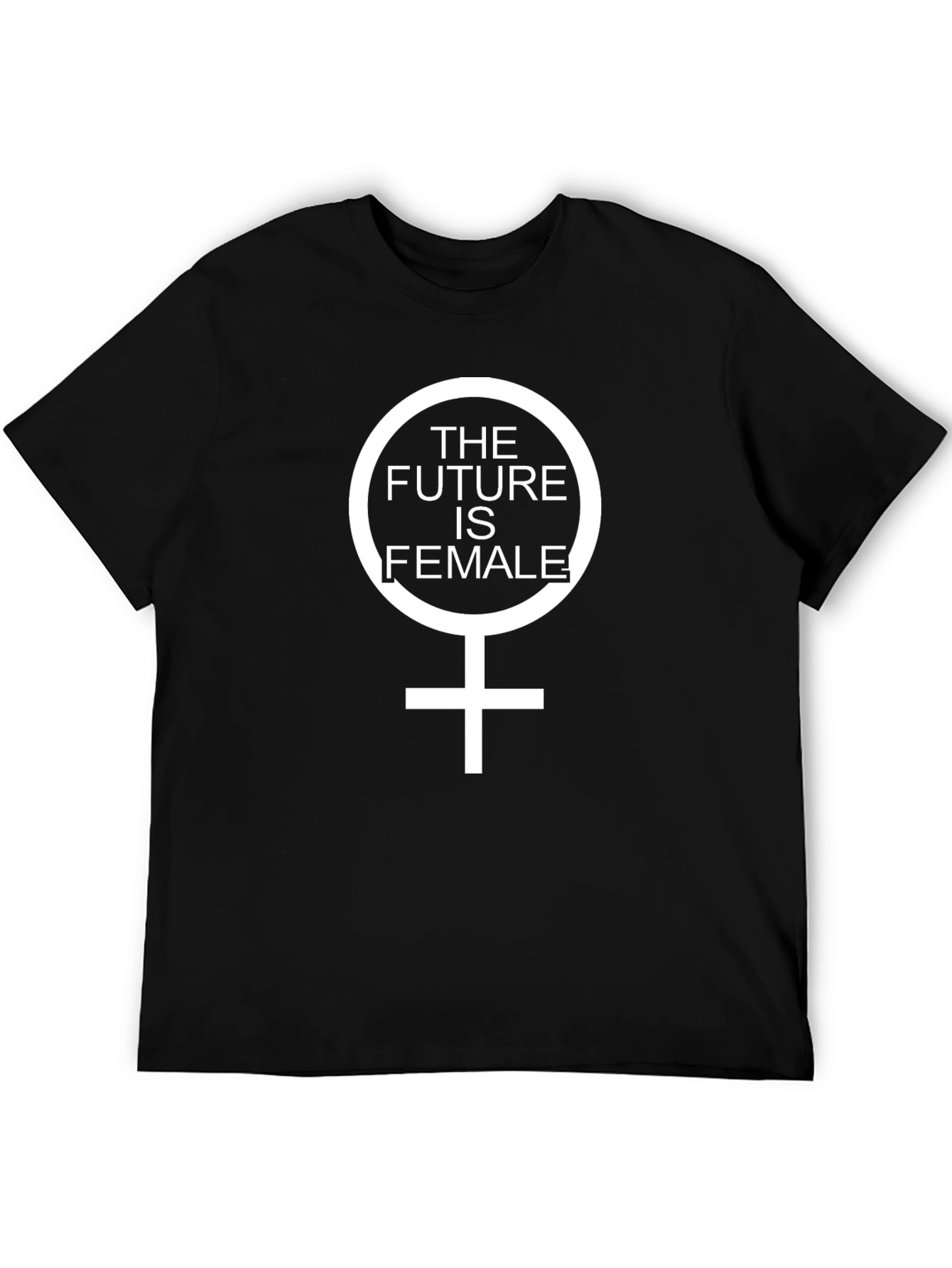 The Future is Female Graphic Tee - Black