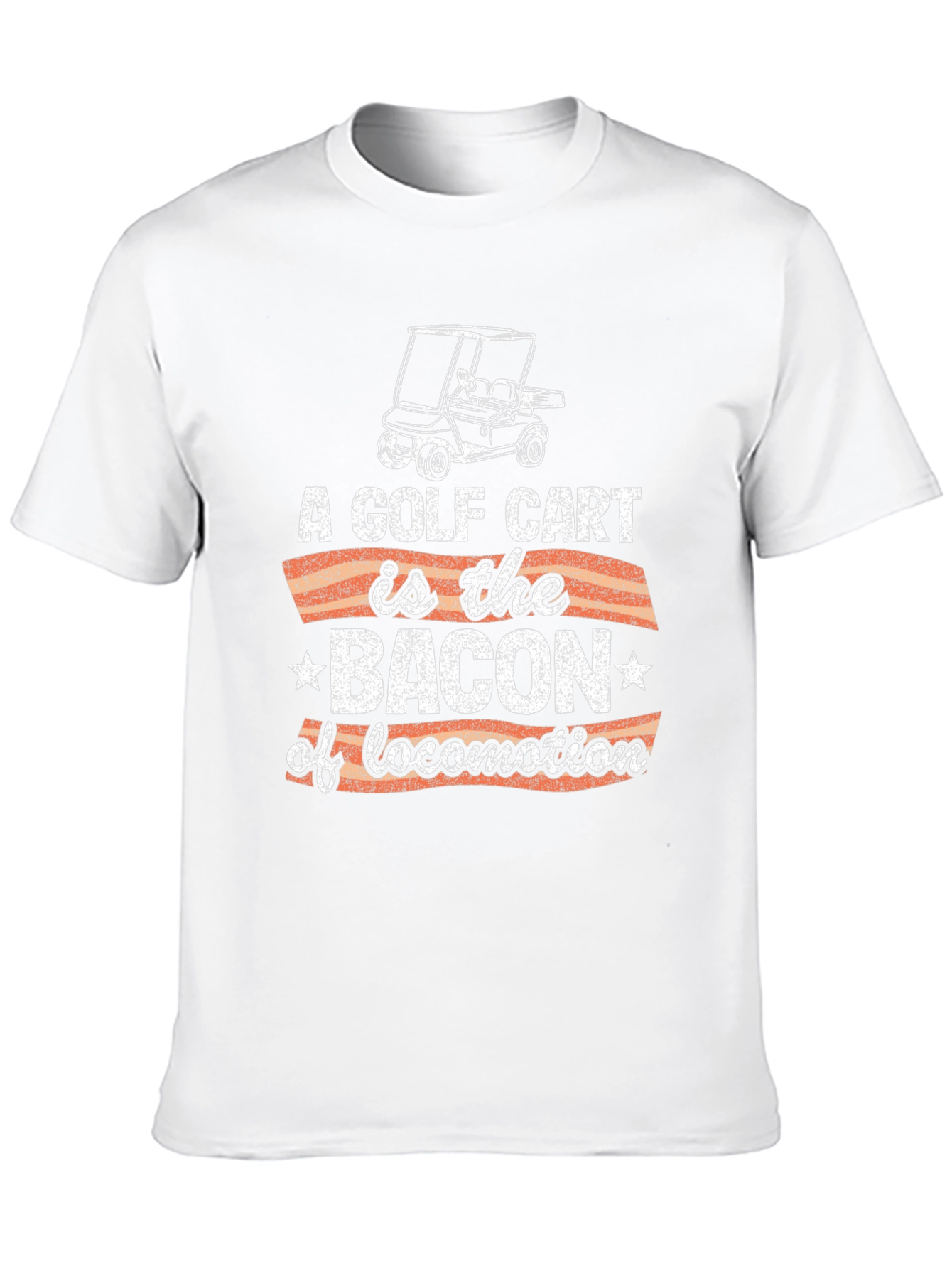 Golf Cart Bacon of Locomotion Graphic Tee