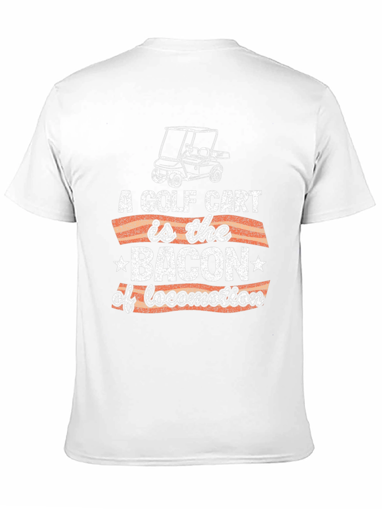 Golf Cart Bacon of Locomotion Graphic Tee