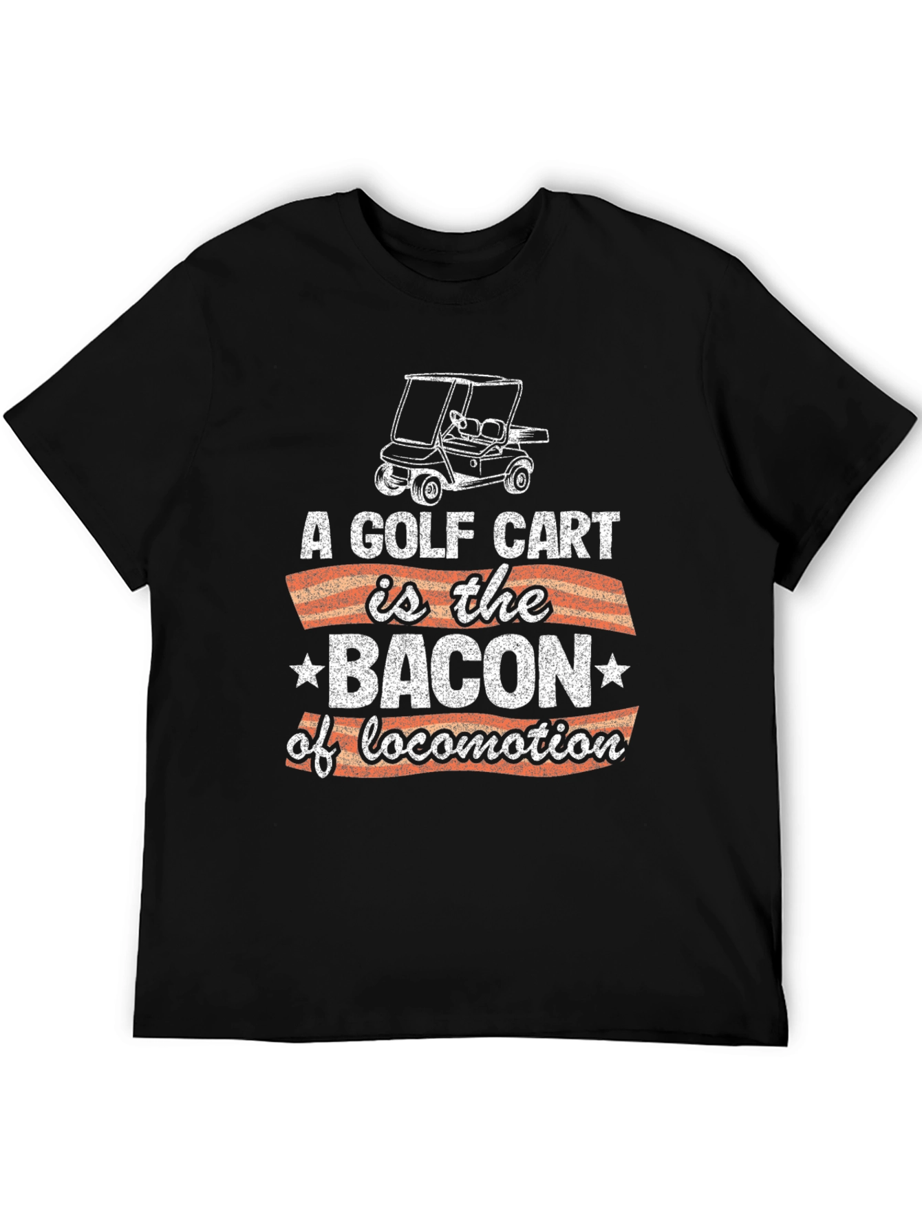 Golf Cart Bacon of Locomotion Graphic Tee