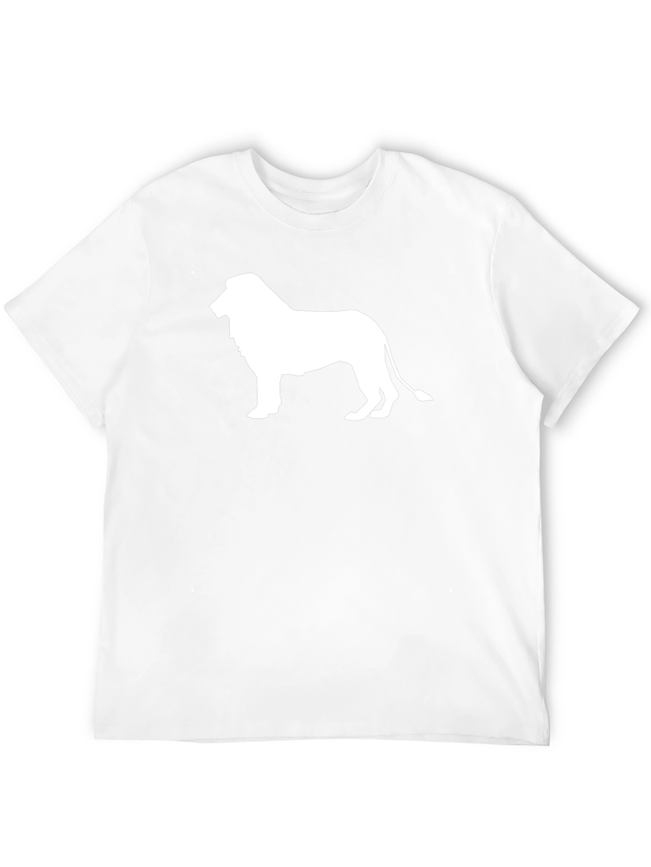 Lion Silhouette Black T-Shirt