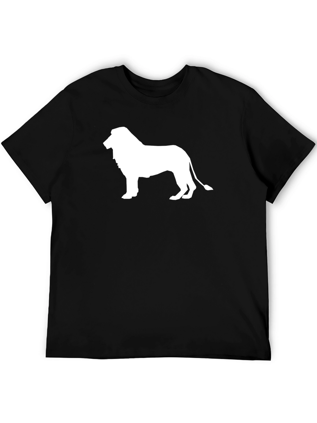 Lion Silhouette Black T-Shirt