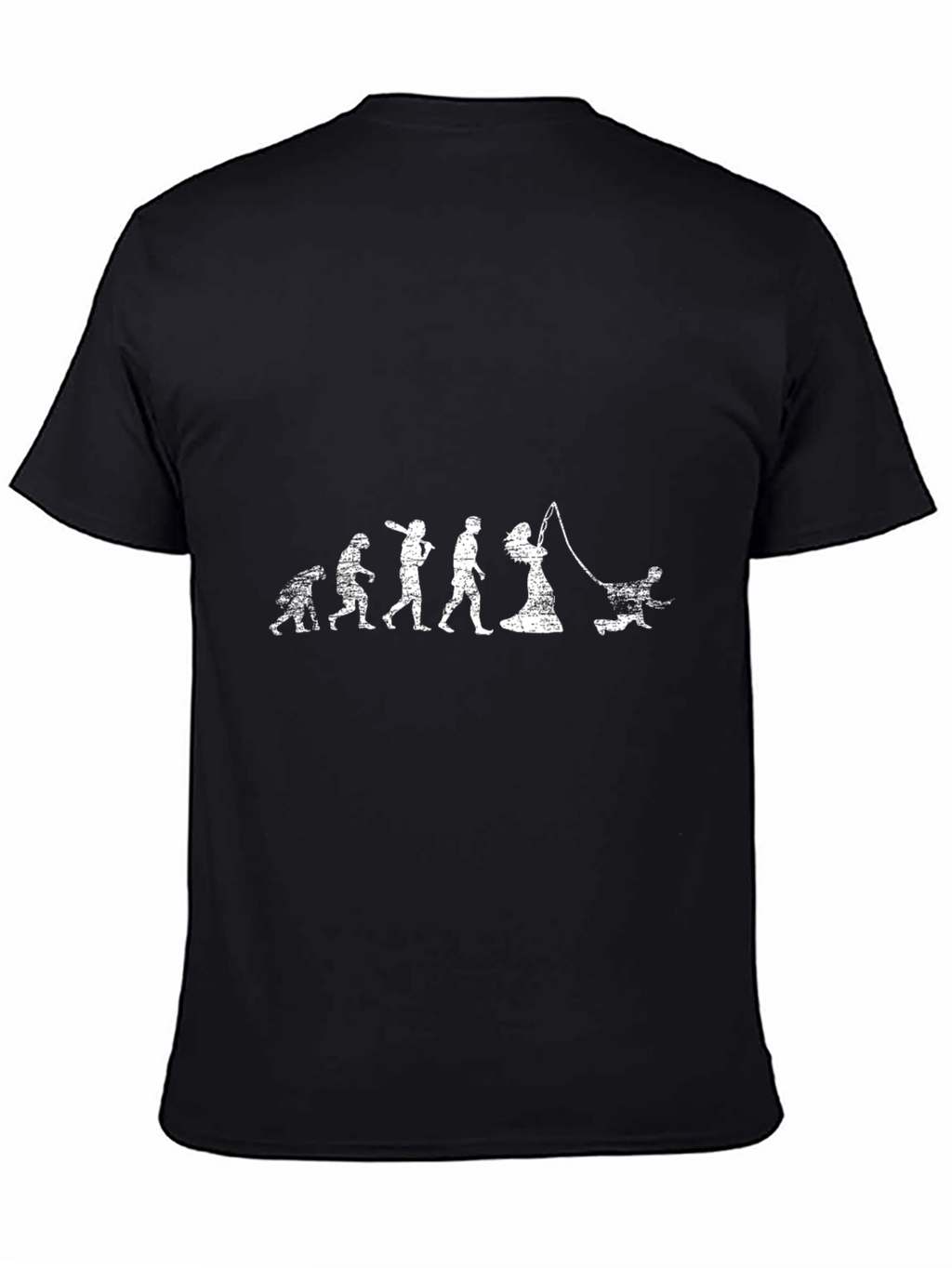Evolution of Man T-Shirt - Fishing Humor