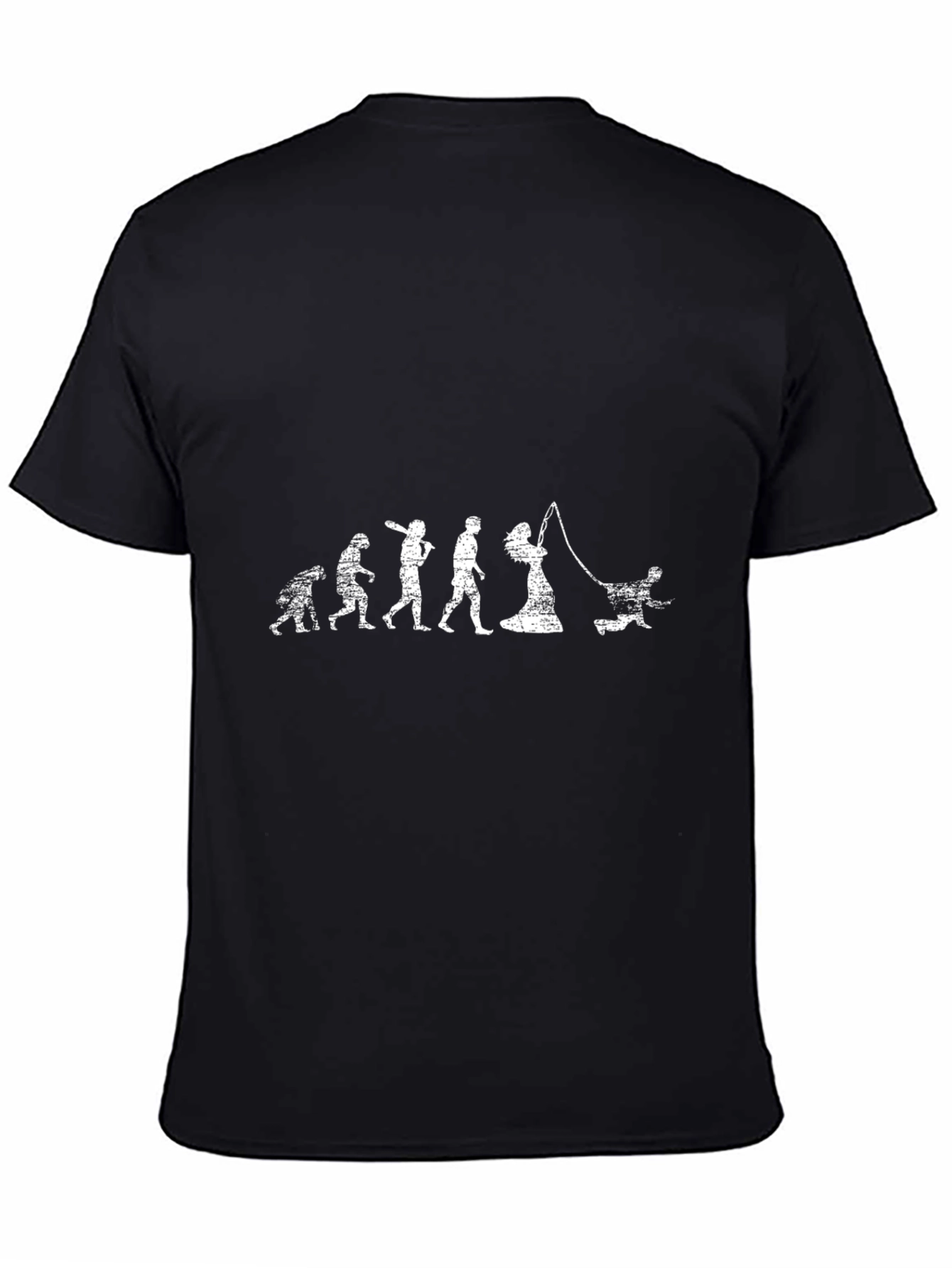 Evolution of Man T-Shirt - Fishing Humor