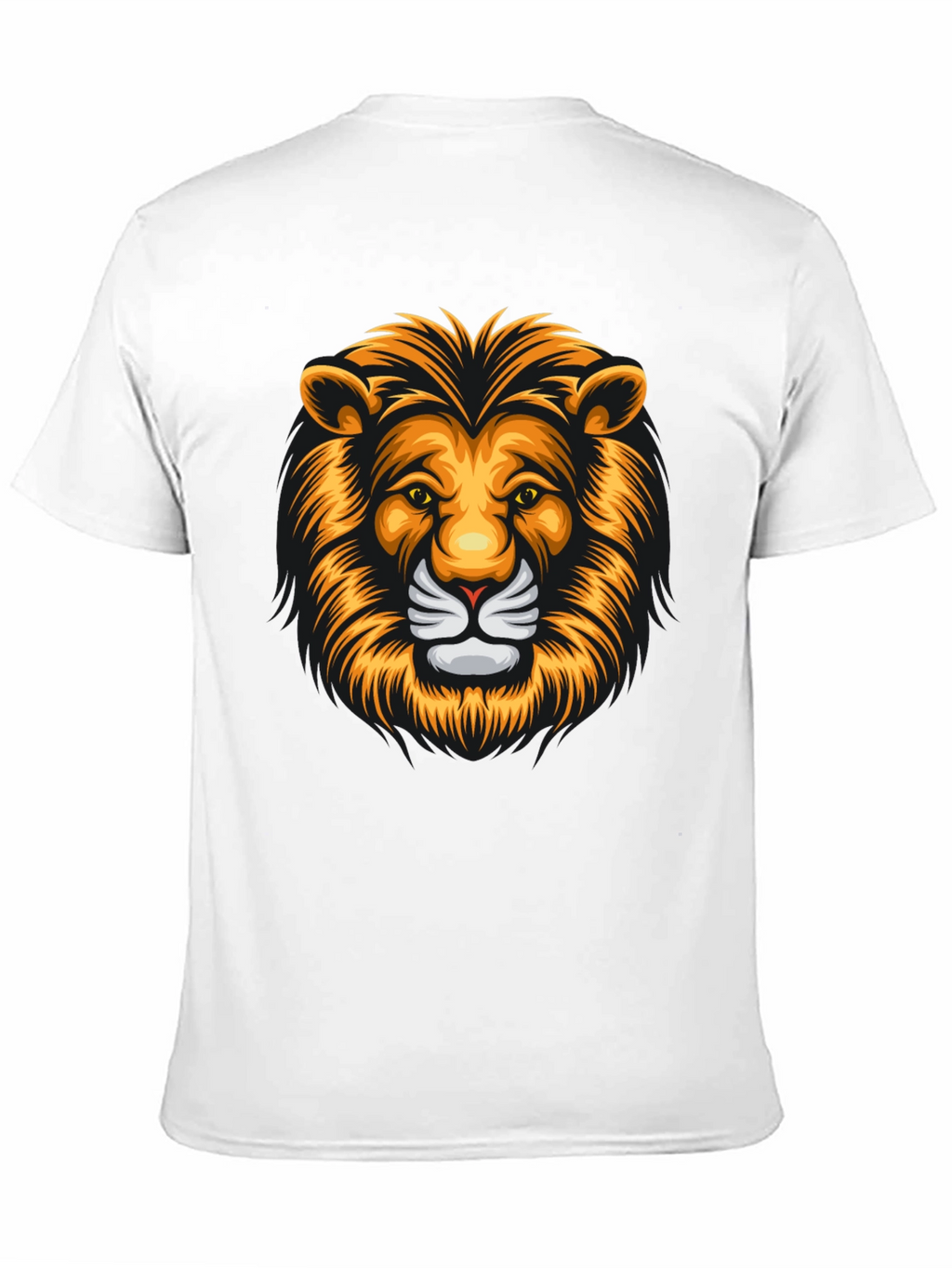 Bold Lion Graphic Tee - Mens Black T-Shirt