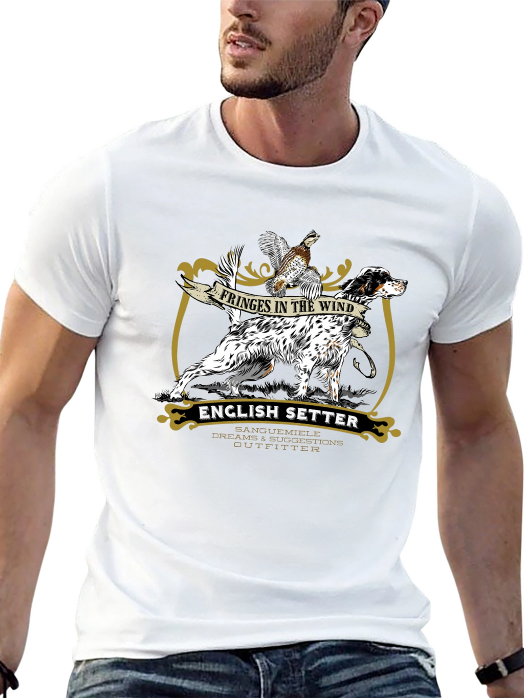 English Setter Dog T-Shirt - Hunting Apparel