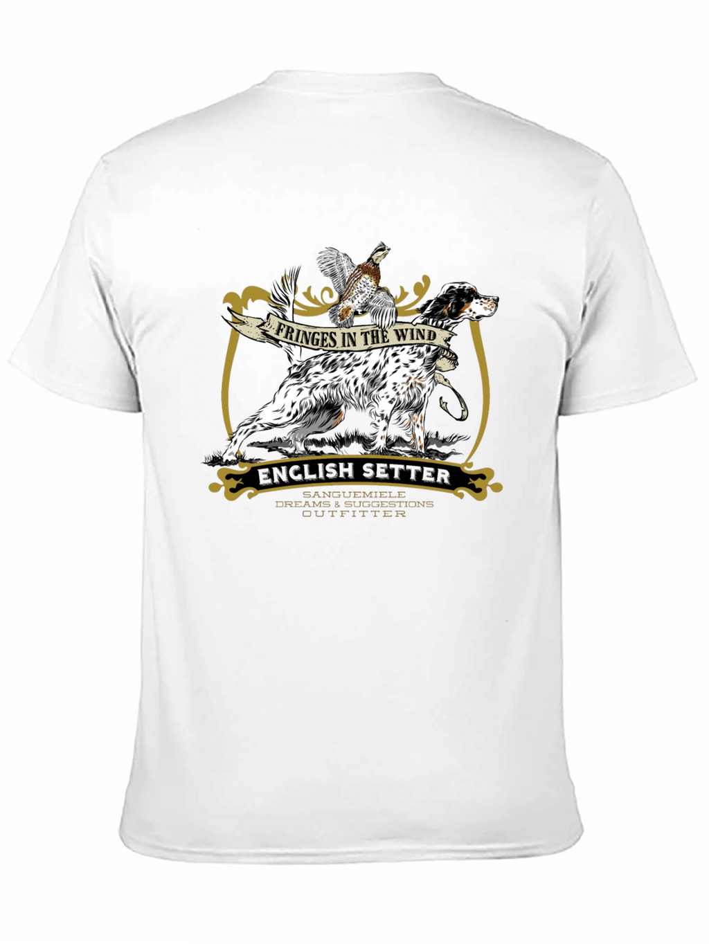 English Setter Dog T-Shirt - Hunting Apparel
