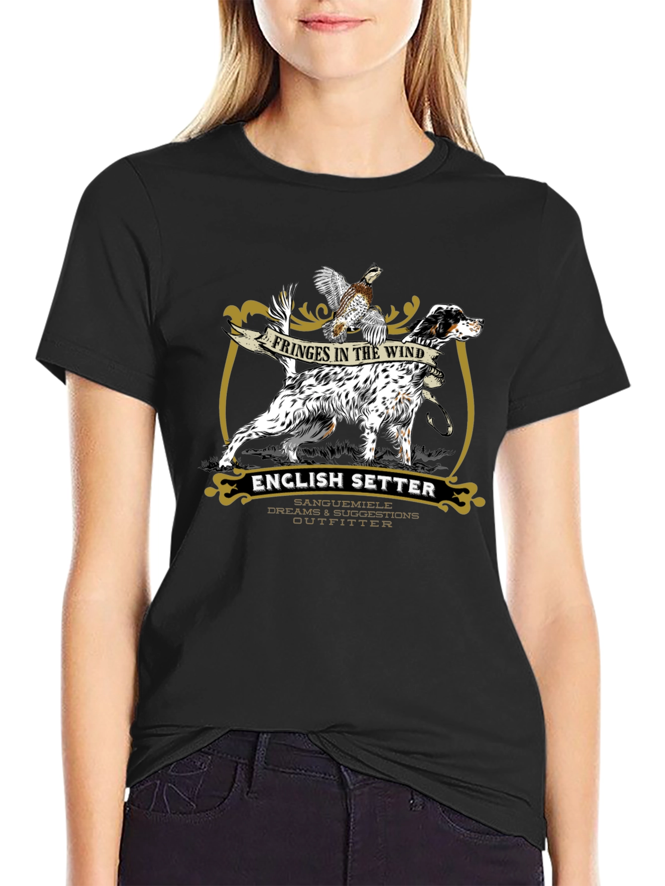English Setter Dog T-Shirt - Hunting Apparel