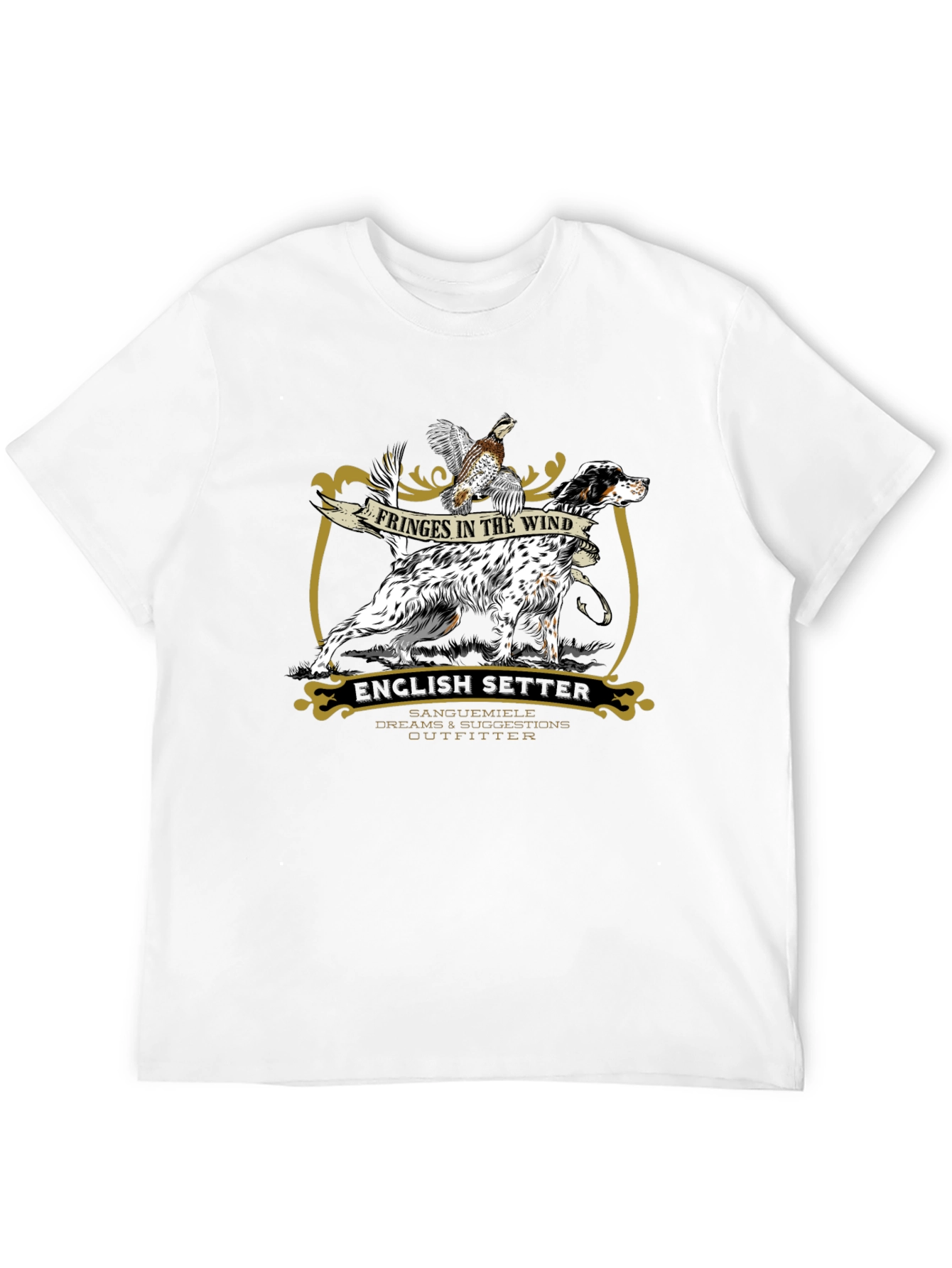 English Setter Dog T-Shirt - Hunting Apparel