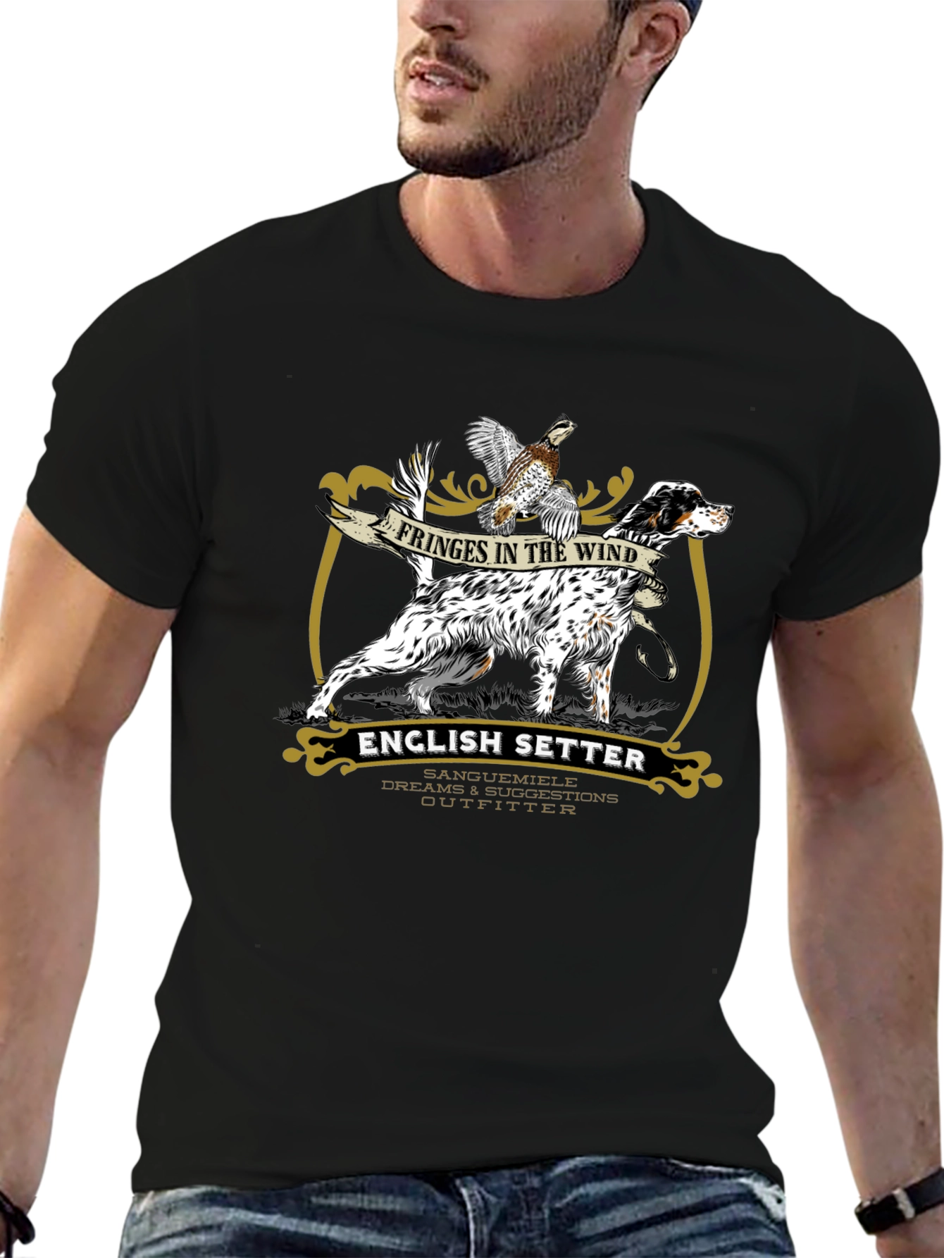 English Setter Dog T-Shirt - Hunting Apparel