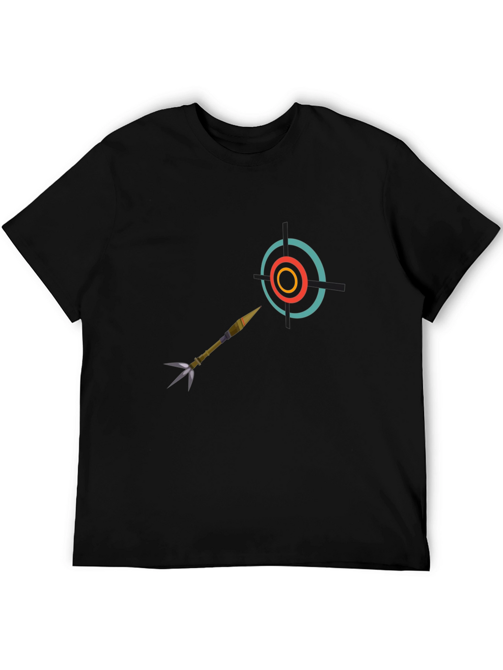 Target Hit T-Shirt - Bullseye Design