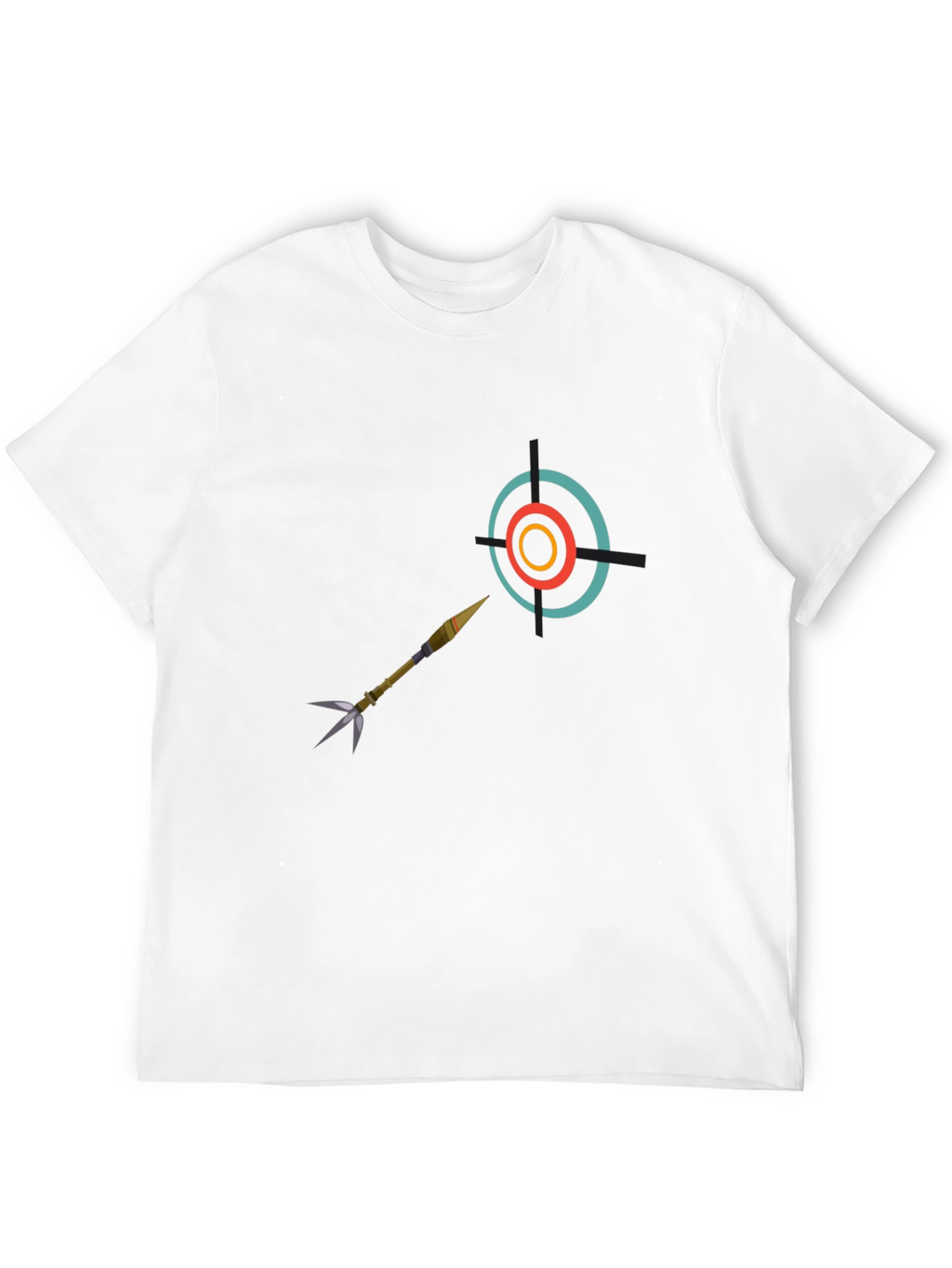 Target Hit T-Shirt - Bullseye Design