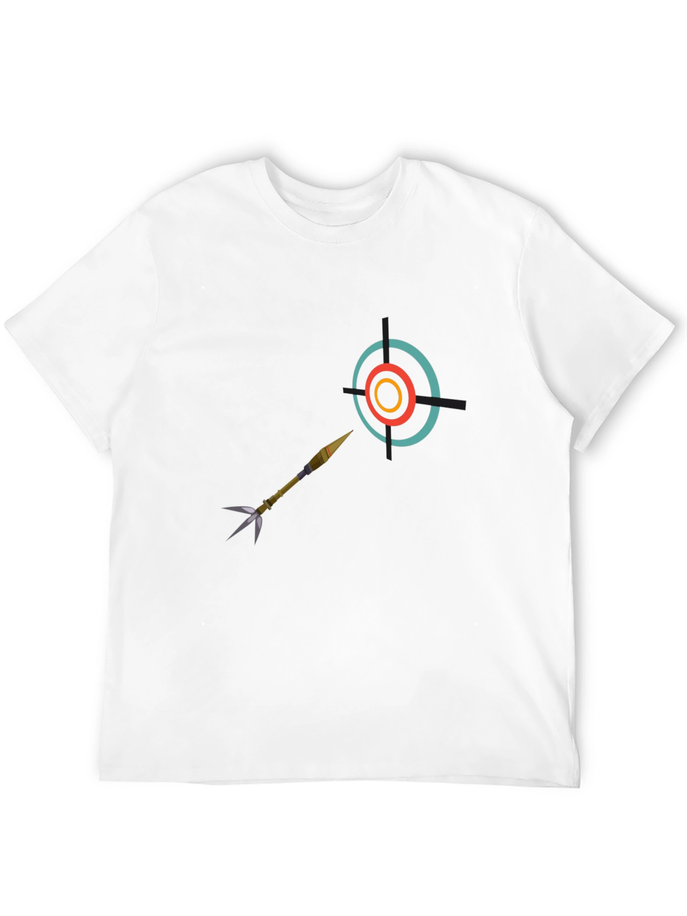 Target Hit T-Shirt - Bullseye Design