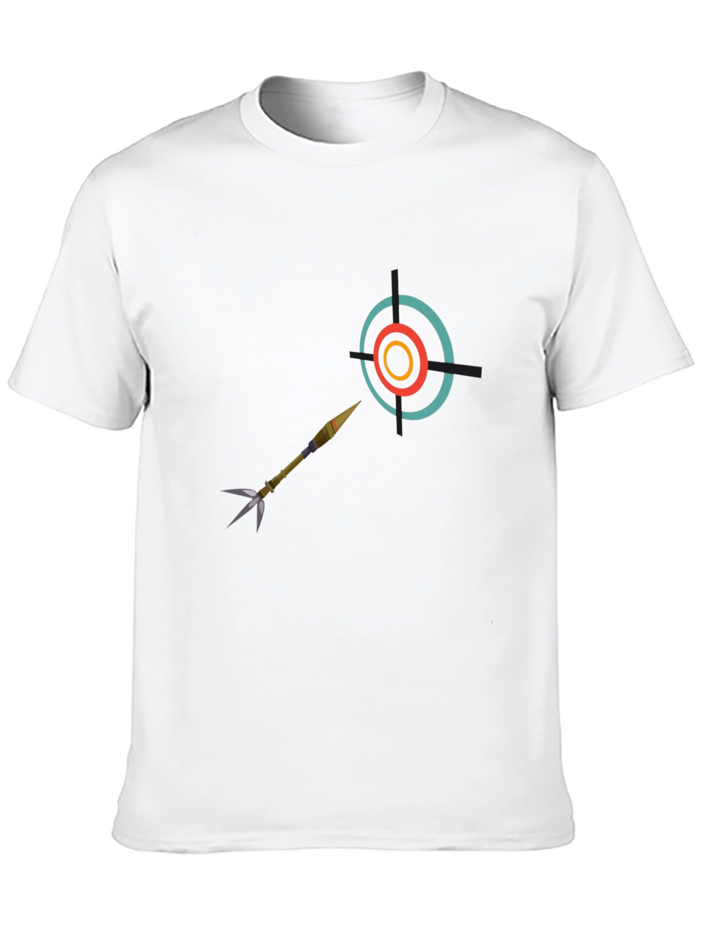 Target Hit T-Shirt - Bullseye Design