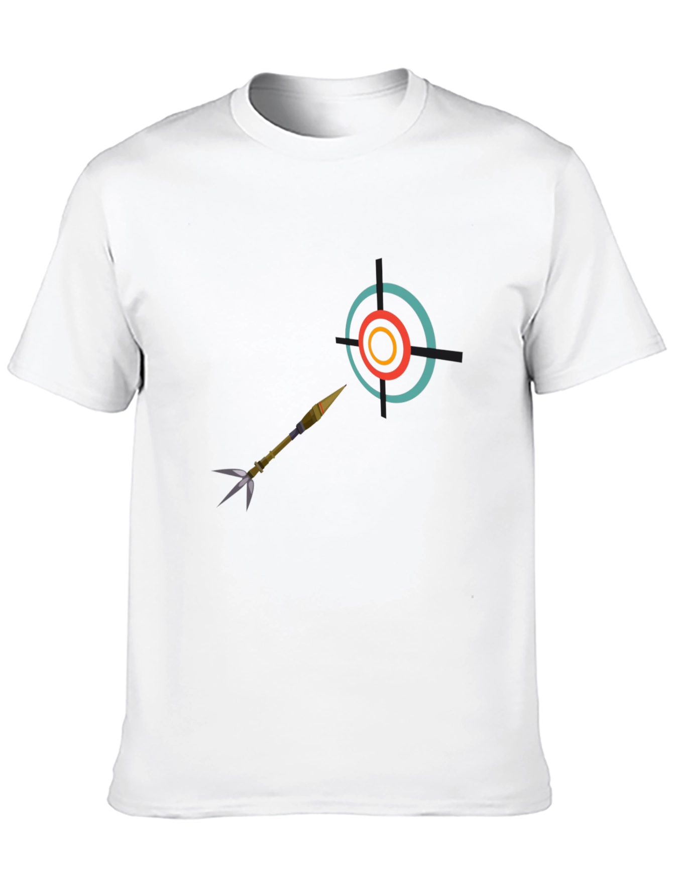 Target Hit T-Shirt - Bullseye Design