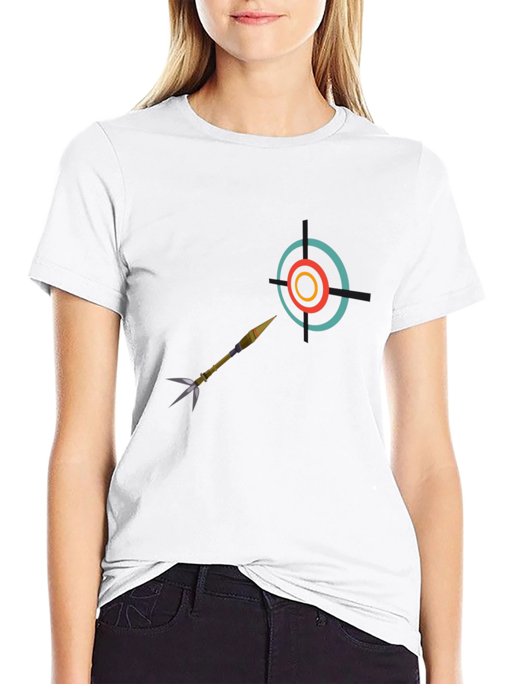 Target Hit T-Shirt - Bullseye Design