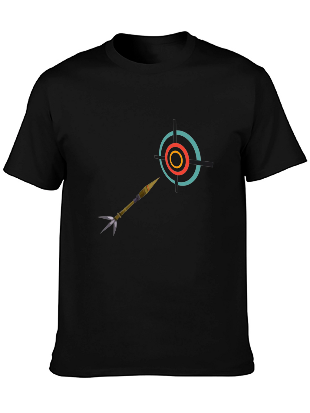 Target Hit T-Shirt - Bullseye Design