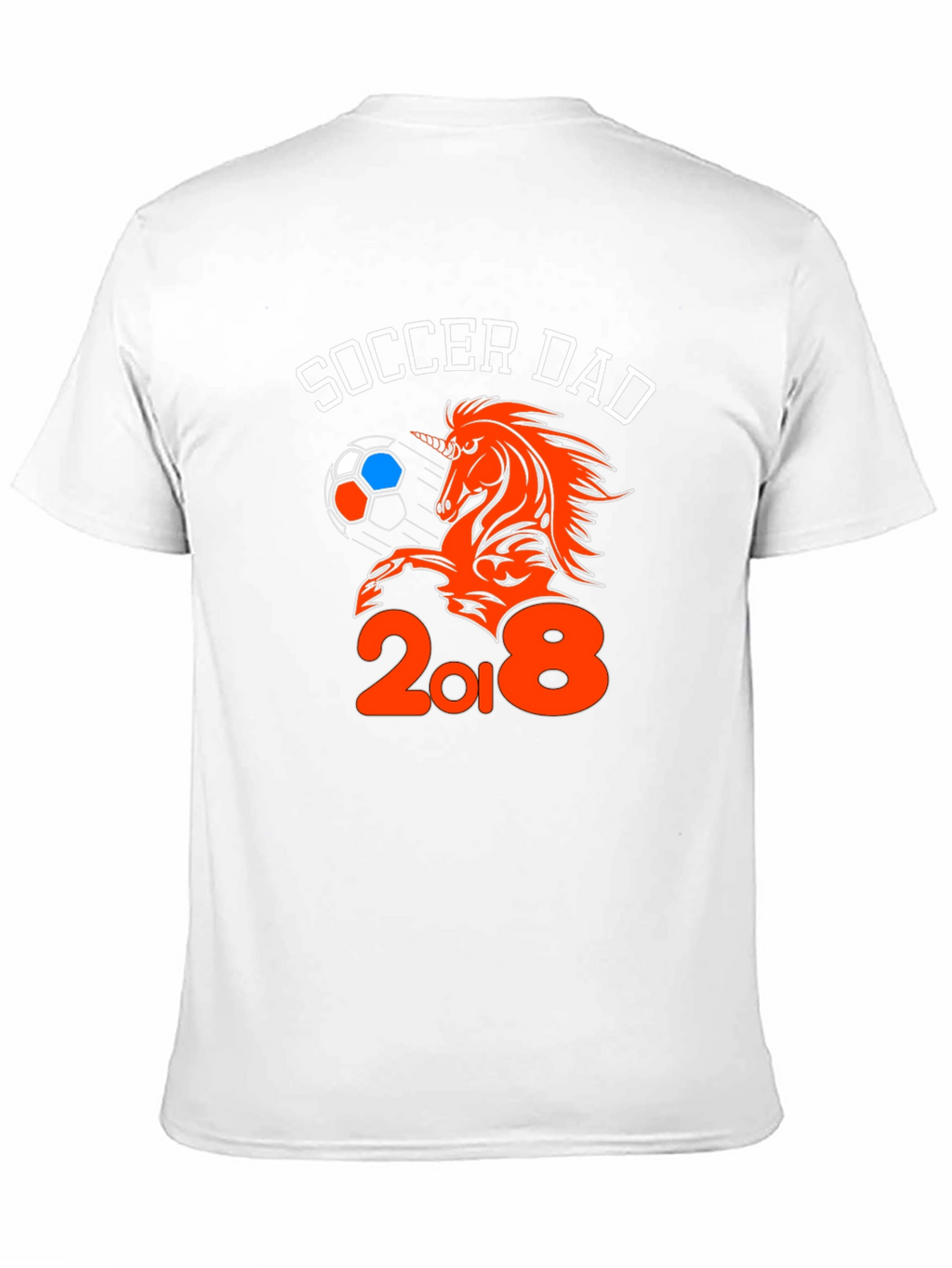 Soccer Dad Unicorn Graphic T-Shirt