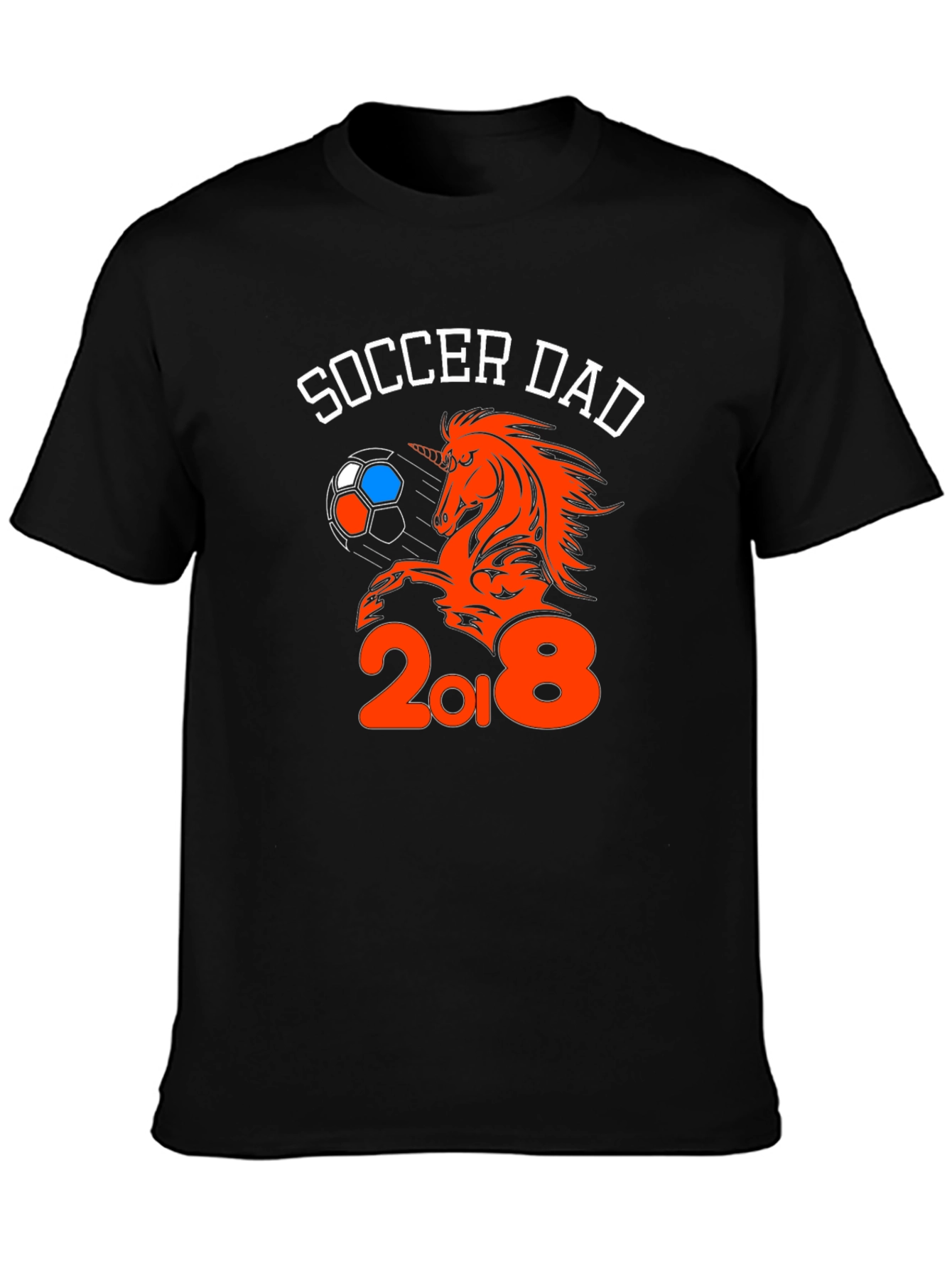 Soccer Dad Unicorn Graphic T-Shirt