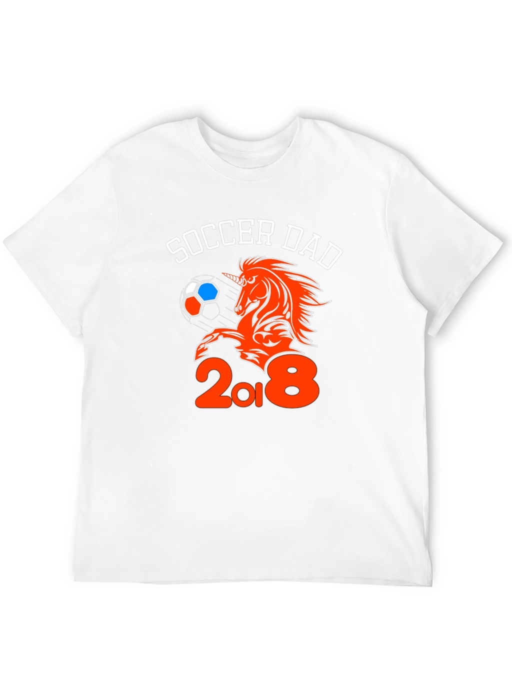 Soccer Dad Unicorn Graphic T-Shirt