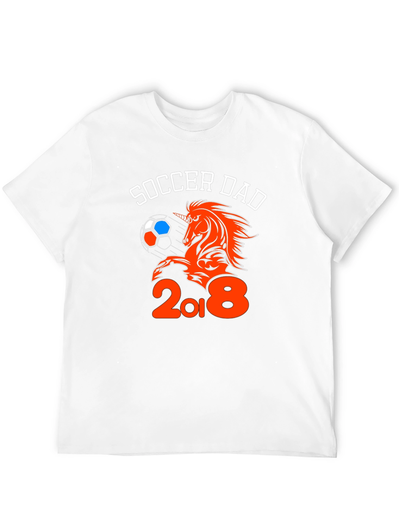 Soccer Dad Unicorn Graphic T-Shirt