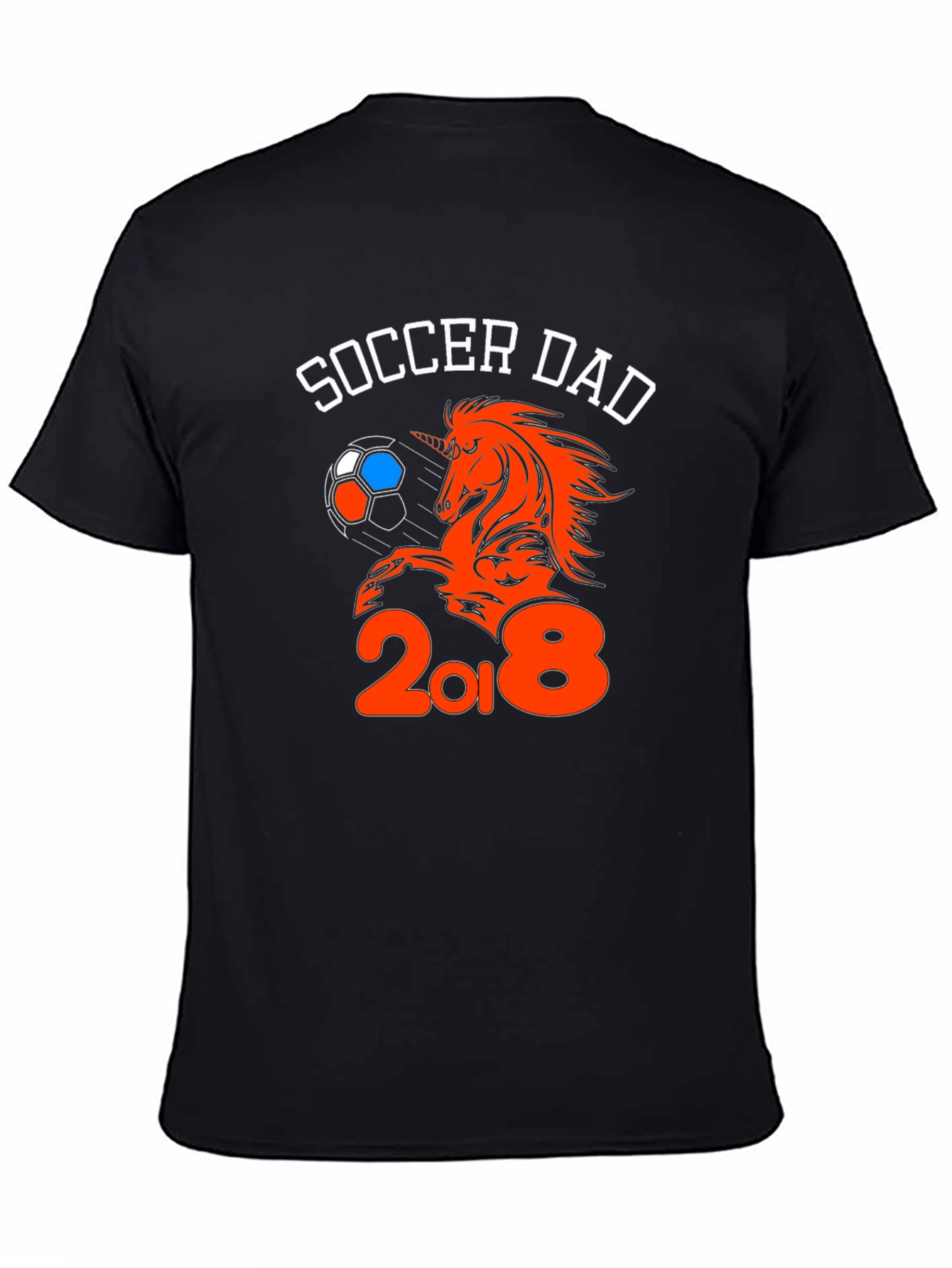 Soccer Dad Unicorn Graphic T-Shirt