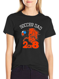 Soccer Dad Unicorn Graphic T-Shirt