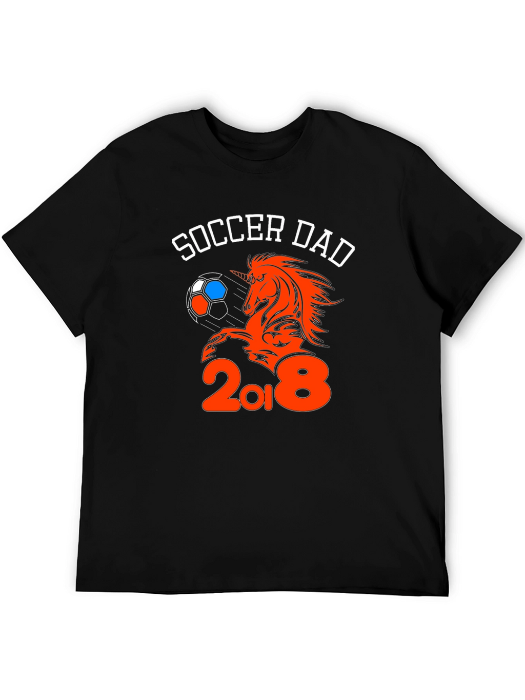 Soccer Dad Unicorn Graphic T-Shirt