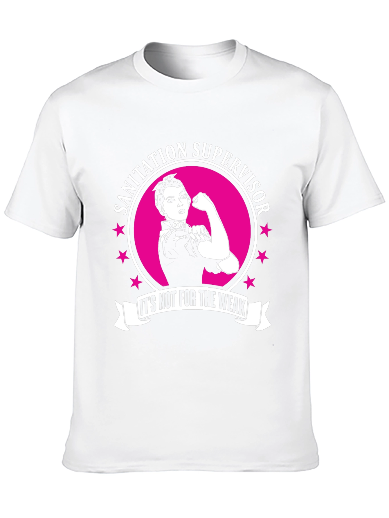 Sanitation Supervisor Strong Woman T-Shirt