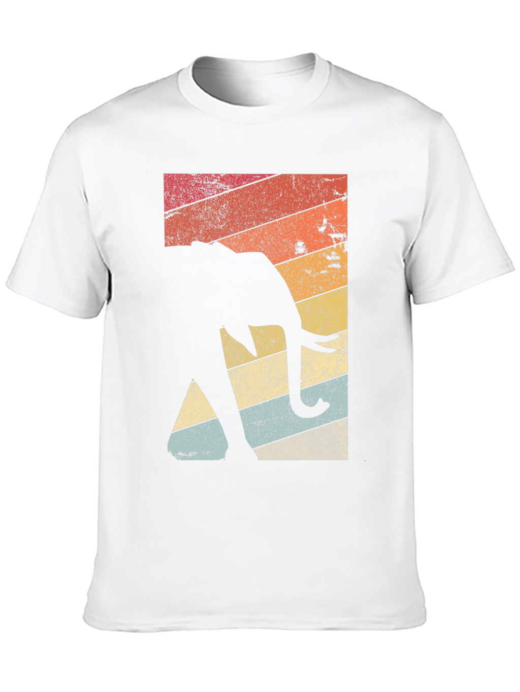 Retro Elephant Graphic Tee - Stylish & Comfortable