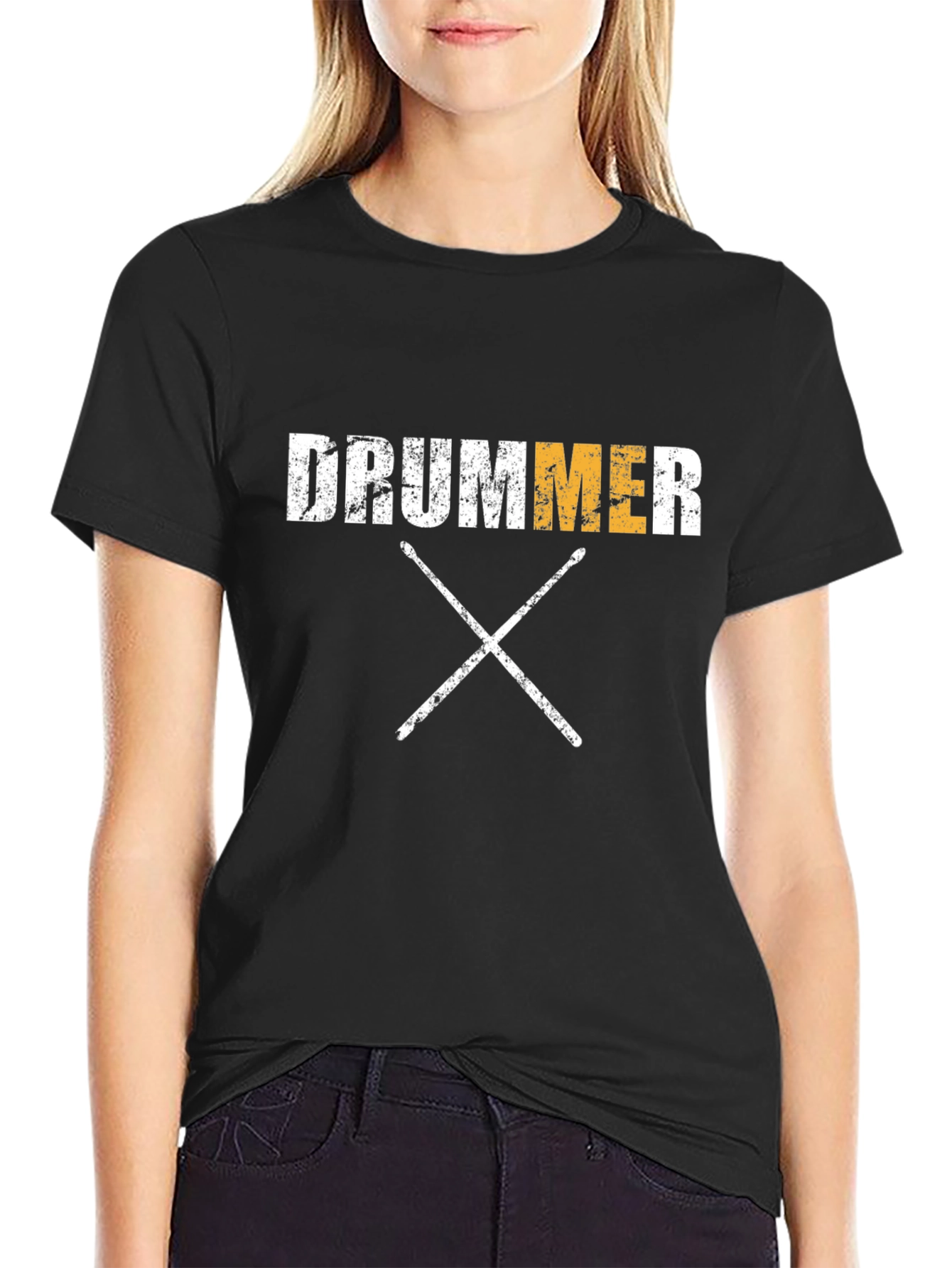 Drummer T-Shirt - Black Music Tee