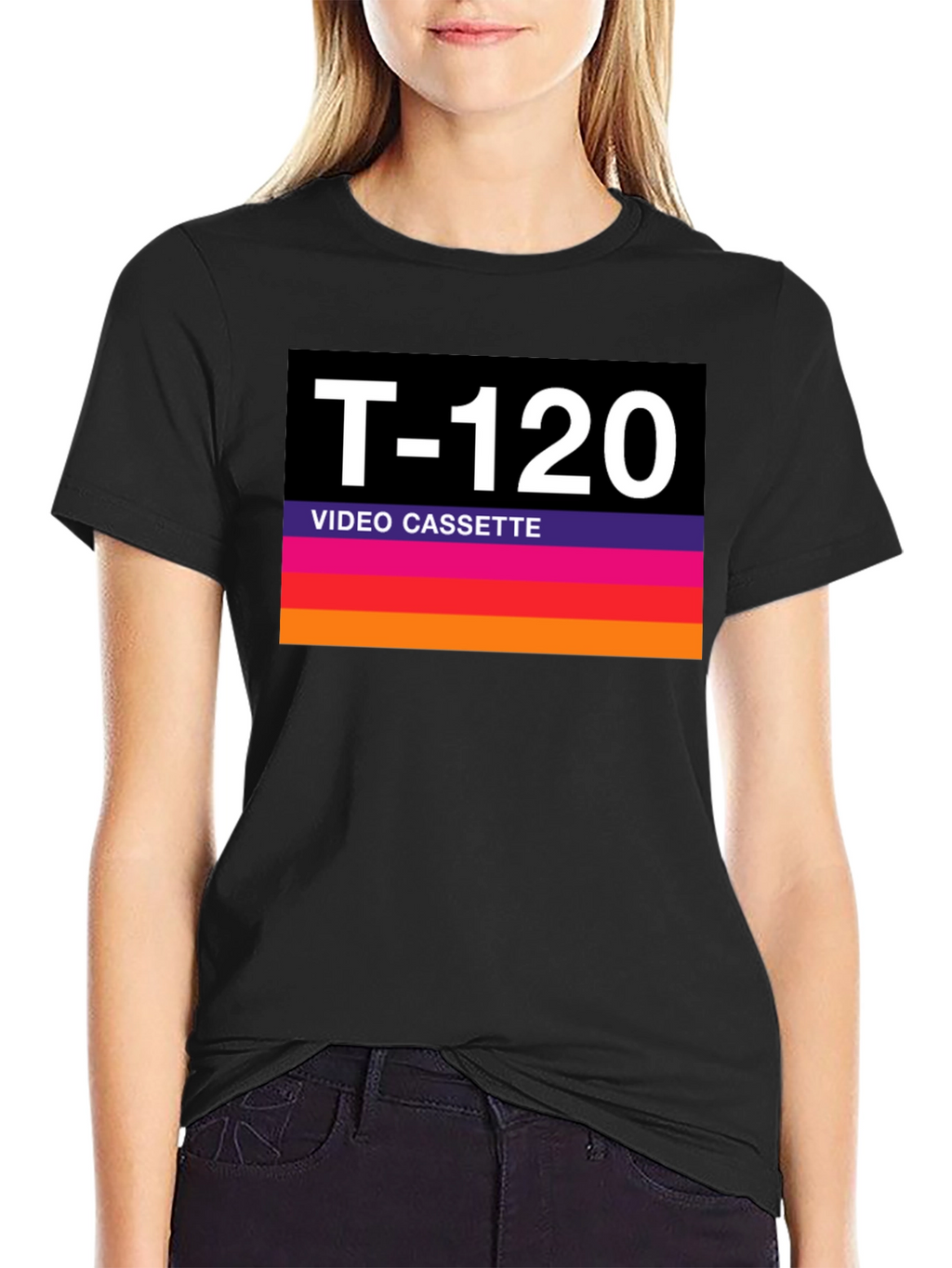 T-120 Video Cassette Retro Style Graphic Tee