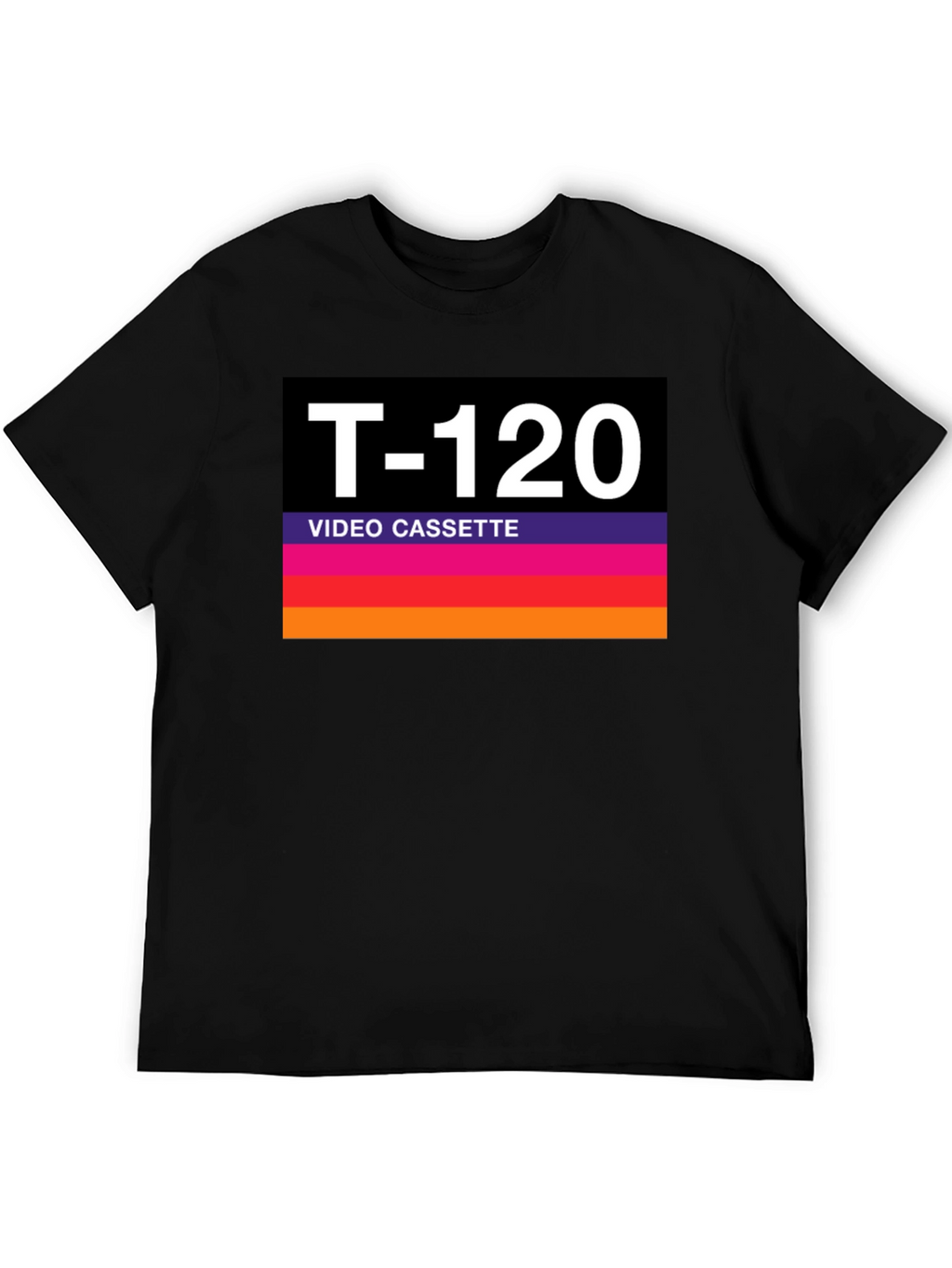 T-120 Video Cassette Retro Style Graphic Tee
