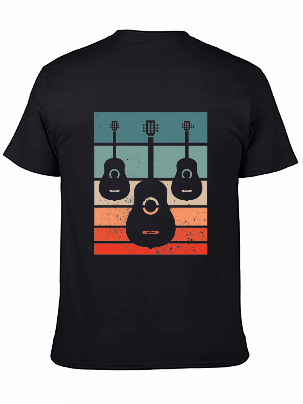 Retro Guitar T-Shirt Music Lover Tee