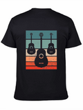 Retro Guitar T-Shirt Music Lover Tee