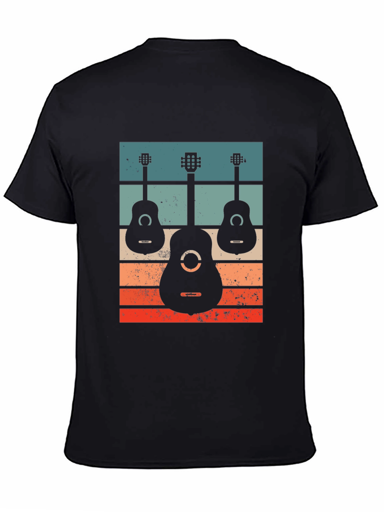 Retro Guitar T-Shirt Music Lover Tee