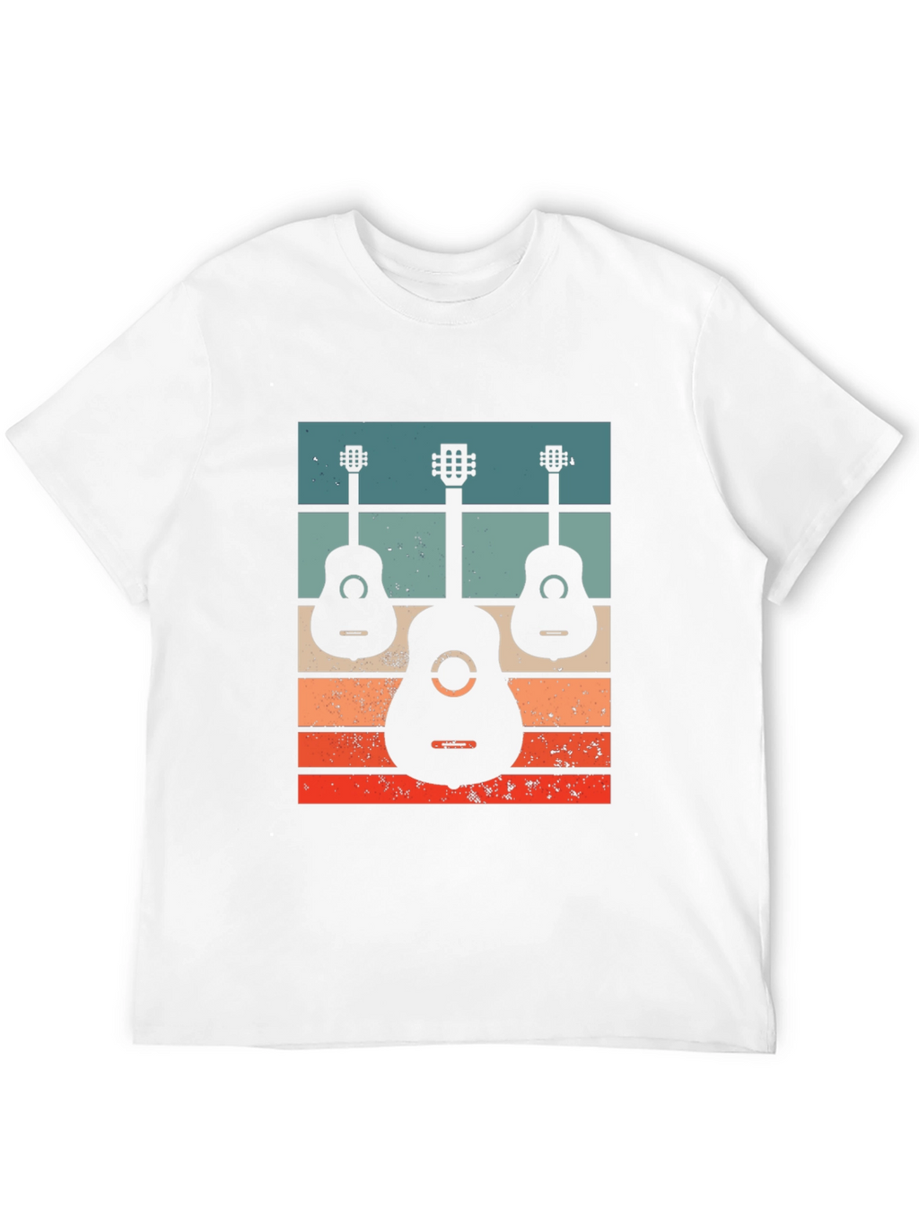Retro Guitar T-Shirt Music Lover Tee